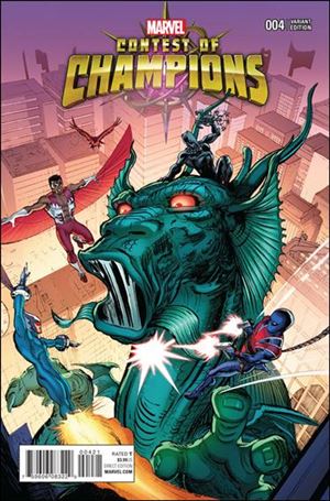 Contest of Champions issue 4-E Trevor Von Eeden 1:25 Cover