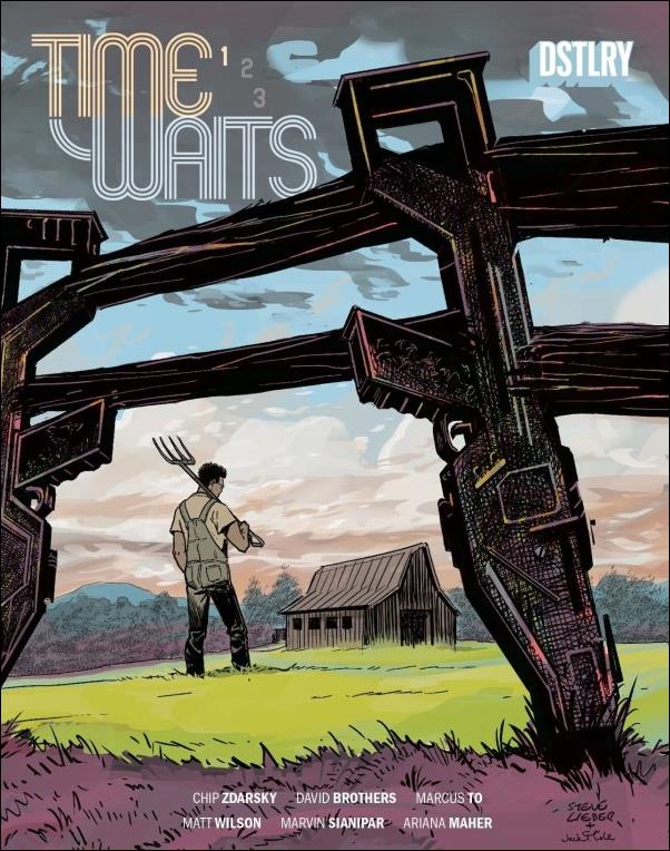 Time Waits  issue 1-C Steve Lieber 1:10 Wraparound Cardstock Cover