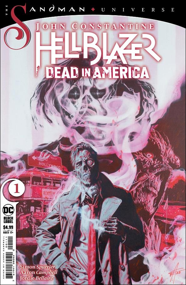 John Constantine, Hellblazer: Dead in America issue 1 Aaron Campbell Cover