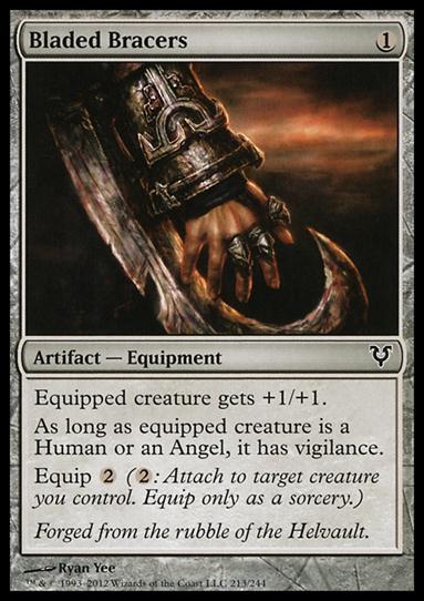 Magic the Gathering: Avacyn Restored (Base Set) card 213 Bladed Bracers