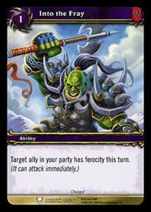 World of Warcraft: Heroes of Azeroth (Base Set) card 153 Into the Fray