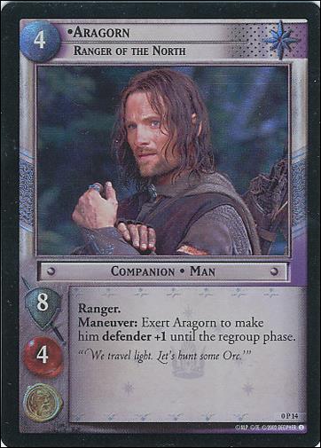 Lord of the Rings: The Fellowship of the Ring (Promo) card 0 P 14 Aragorn, Ranger of the North