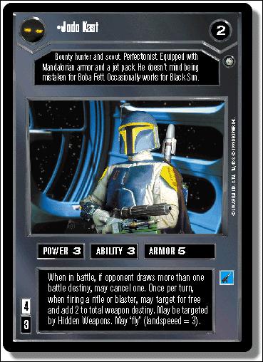 Star Wars: Enhanced Jabba's Palace (Base Set) card 3 Jodo Kast