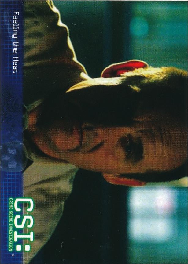 CSI: Crime Scene Investigation - Series Two (Base Set) card 30 Feeling the Heat