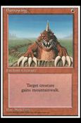 Magic the Gathering: 4th Edition (Base Set) card 180 Burrowing