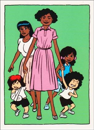 Love & Rockets (Base Set) card 26 Luba's Family