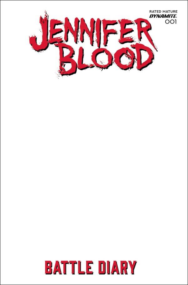 Jennifer Blood: Battle Diary issue 1-D Blank Authentix Cover