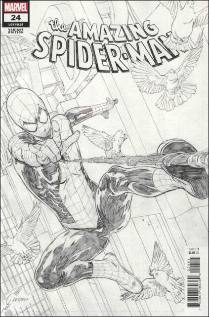 Amazing Spider-Man (2018) issue 24-F Joe Quesada 1:500 Sketch Cover
