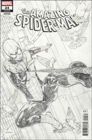 Amazing Spider-Man (2018) issue 24-F Joe Quesada 1:500 Sketch Cover