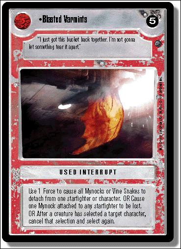 Star Wars: Dagobah Limited (Base Set) card 148 Blasted Varmints