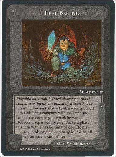 Middle-Earth: The Dragons (Base Set) card 83 Left Behind