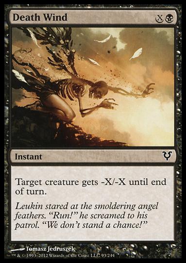 Magic the Gathering: Avacyn Restored (Base Set) card 93 Death Wind
