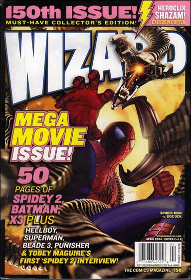 Wizard: The Comics Magazine issue 150-C Greg Horn Spider-Man 2 Cover
