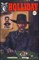 Holliday issue 1 Painted Cover-Aged Doc Holliday at Card Table