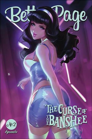 Bettie Page: The Curse of the Banshee issue 2-F Leirix Li Cover