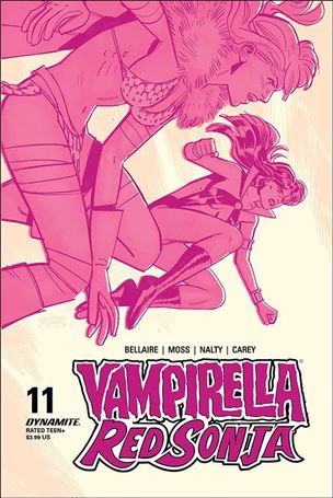 Vampirella / Red Sonja issue 11-C Leonardo Romero Cover