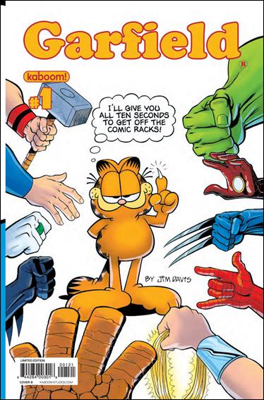 Garfield issue 1-B Gary Barker Super Hero Cover
