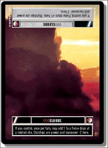Star Wars: Cloud City Limited (Base Set) card 75 Clouds