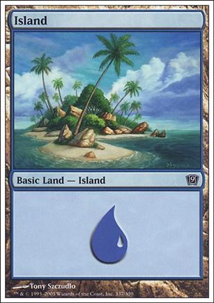 Magic the Gathering: 9th Edition (Base Set) card 337 Island
