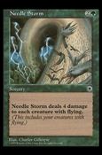 Magic the Gathering: Portal (Base Set) card 179 Needle Storm