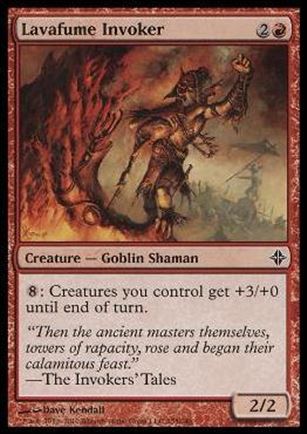 Magic the Gathering: Rise of the Eldrazi (Base Set) card 155 Lavafume Invoker