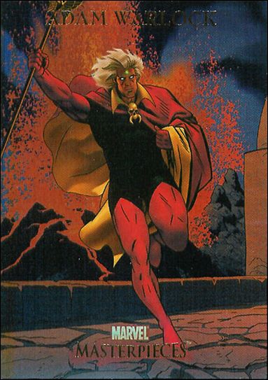 2007 Marvel Masterpieces (Parallel Foil Base Set) card 3 Adam Warlock