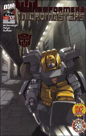 Transformers: Micromasters issue 1-F Dynamic Forces Red Foil Cover 1/1000