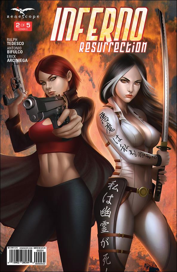 Inferno: Resurrection issue 2-C Jorge Meguro Cover