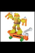 Teenage Mutant Ninja Turtles: Half-Shell Heroes figure 3-B Mikey with Skateboard (Loose)