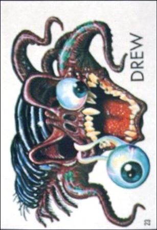 Ugly Stickers (1965) (Base Set) card 23 Drew
