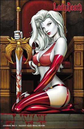 Lady Death: Judgement War issue 1-DY Naughty Black Metal Edition 1/69