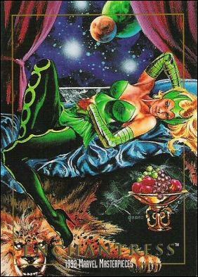 1992 Marvel Masterpieces (Base Set) card 21 Enchantress