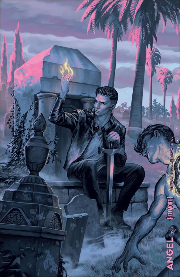 Angel (2019) issue 8-B Steve Morris Connecting Cover
