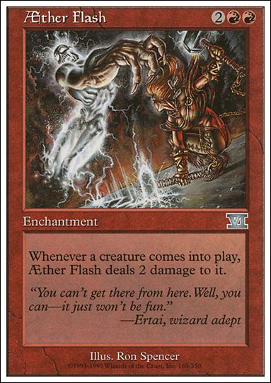 Magic the Gathering: 6th Edition (Base Set) card 163 Æther Flash