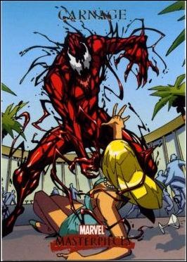 2007 Marvel Masterpieces (Base Set) card 17 Carnage