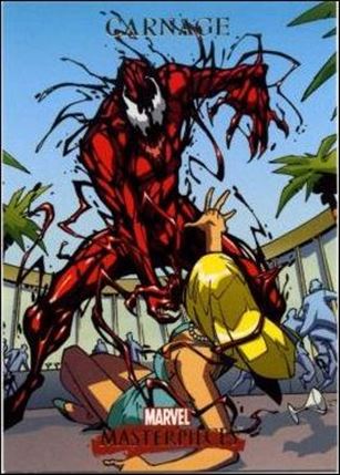 2007 Marvel Masterpieces (Base Set) card 17 Carnage