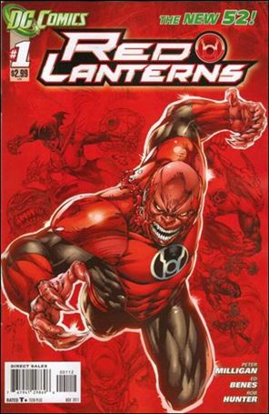 Red Lanterns issue 1-B Dark Red Cover (2nd Printing)