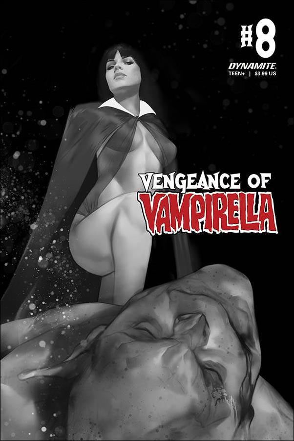 Vengeance of Vampirella (2019) issue 8-K Ben Oliver 1:30 Black & White Cover