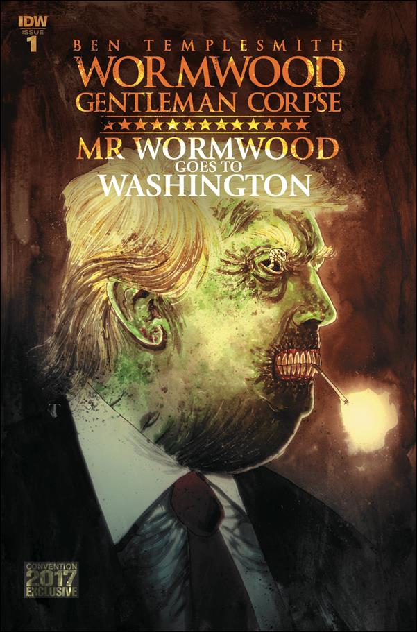 Wormwood Gentleman Corpse: Mr. Wormwood Goes to Washington issue 1-E NYCC Exclusive Cover
