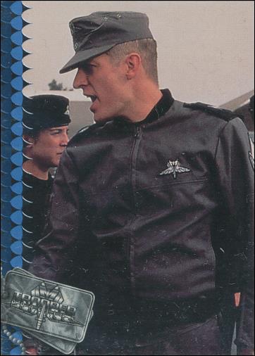 Starship Troopers: Series 1 (Base Set) card 70 Trooper Profiles: Sergeant Zim