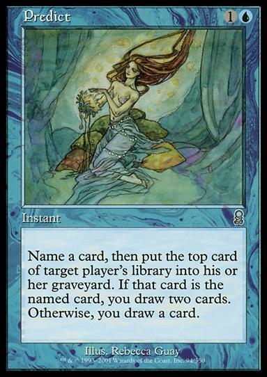 Magic the Gathering: Odyssey (Base Set) card 94 Predict