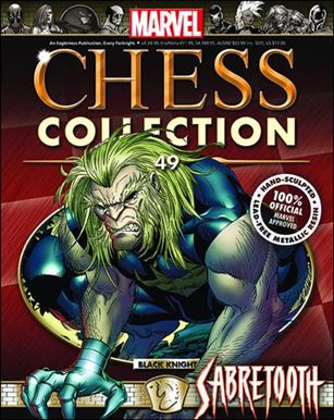 Marvel Chess Collection (UK) issue 49 Sabretooth (Black Knight)