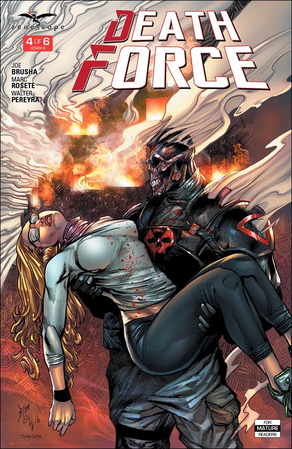 Death Force issue 4-B Sen Hill Cover
