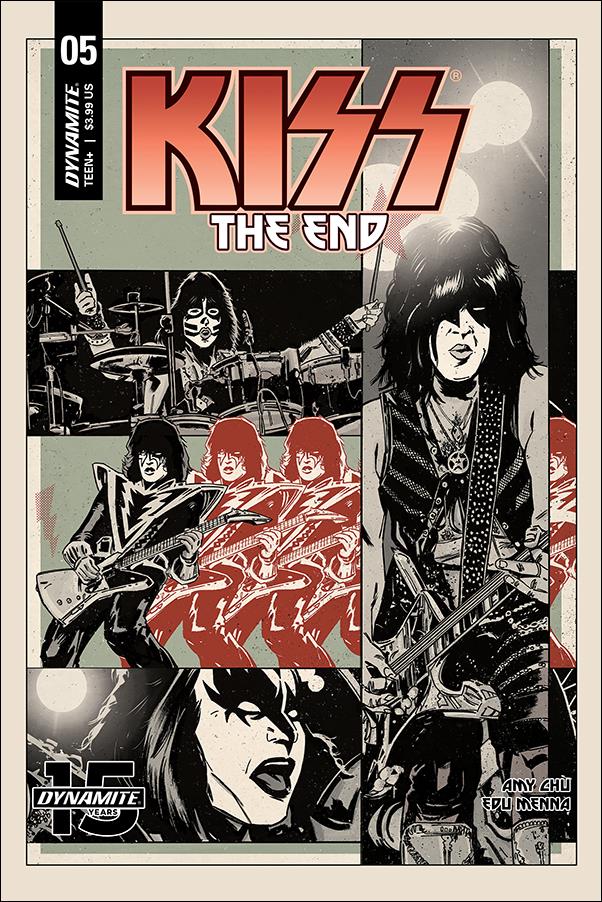 Kiss: The End issue 5-B Jorge Fornes Cover