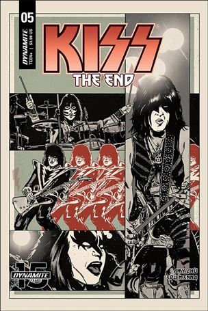Kiss: The End issue 5-B Jorge Fornes Cover
