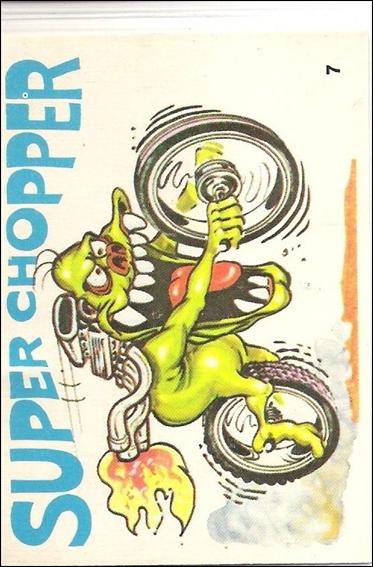 Silly Cycles (Base Set) card 7-B Super Chopper  (Fan Art on Back)