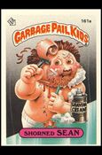 Garbage Pail Kids: Series 04 (Base Set) card 161a Shorned Sean