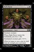 Magic the Gathering: 2014 Core Set (Base Set) card 92 Dark Favor