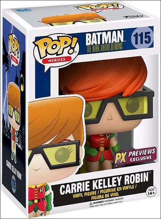 POP! Heroes figure 115 Carrie Kelley Robin Previews Exclusive