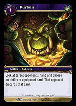 World of Warcraft: Through the Dark Portal (Base Set) card 86 Purloin